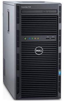 Sistem server Dell PowerEdge T130 , Intel Xeon E3-1220 v6 3.0GHz, 8M cache, 4x3.5 Hard Drives, 16GB UDIMM, 2400MT/s, Dual Rank, x8 Data Width, , iDRAC8, Basic, 1TB 7.2K RPM SATA 6Gbps