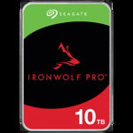 HDD NAS SEAGATE IronWolf Pro 10TB CMR 3.5", 256MB, SATA 6Gbps, 7200RPM, RV Sensors, Rescue Data Recovery Services 3 ani, TBW: 55, Seagate