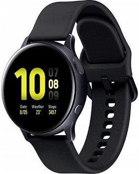 Smartwatch Samsung Galaxy Watch Active 2 SM-R835, Procesor Dual-Core 1.15GHz, Super AMOLED 1.2", 1.5GB RAM, 4GB Flash, Bluetooth, Wi-Fi, 4G, Carcasa Aluminiu, Bratara Cauciuc 40mm, Rezistent la apa si praf, Tizen (Negru)
