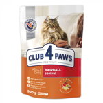 Club 4 Paws Premium Hairball Control hrana uscata pisici adulte, 300g, CLUB 4 PAWS