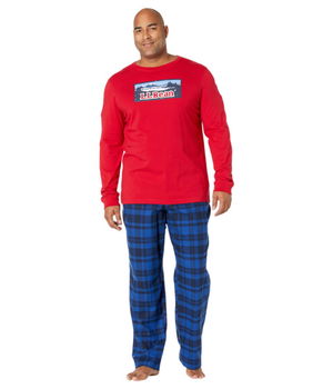 Imbracaminte Barbati Polo Ralph Lauren Kids Camp Pajamas Set Tall Nautical Red, Polo Ralph Lauren Kids