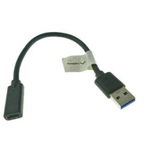 Cablu Lanberg OTG USB 3.1 adaptor USB Tip C mama la USB 3.1 tata, lungime 15 cm, negru