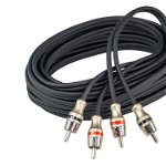 Cablu RCA AURA RCA B250 MKII, 2 canale, 5M, Aura