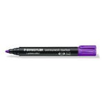 Marker permanent Staedtler Lumocolor varf rotund mov ST3529