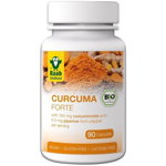 Turmeric ( Curcuma) Forte Bio 500Mg, 90 Capsule Vegane Fara Gluten, Raab