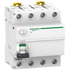 Intrerupator diferential RCCB 4P, 25A, 300mA Schneider A9R44425, SCHNEIDER