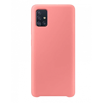 Husa Silicon Soft Upzz Samsung Galaxy A51 Interior Alcantara ,roz