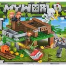 Set de constructie Minecraft LB My World 4 in 1, 226 piese tip lego