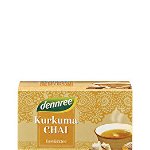Ceai bio Curcuma Chai Dennree, 40 grame