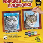 Carte de colorat convexă, pachet de două pisici British Shorthair-Roof, Mirage