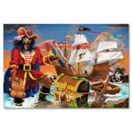 Melissa&amp;Doug - Puzzle de podea Comoara piratilor