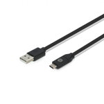 Cablu de incarcare si sincronizare USB 2.0 A tata -  USB-C tata 1m negru, HP