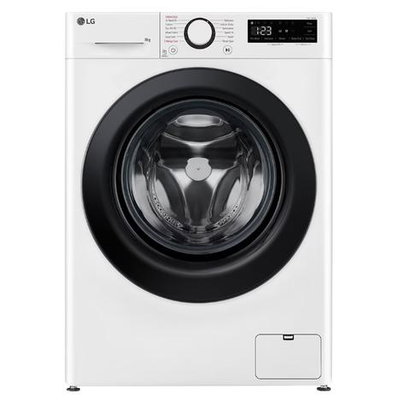 Masina de spalat rufe Masina de Spalat Rufe Frontala Slim LG F2WR508SBW, Steam, 8 kg, 1200rpm, Clasa A, Alb