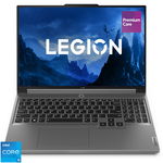 Laptop Lenovo Gaming 16'' Legion 5 16IRX9, WQXGA IPS 165Hz G-Sync, Procesor Intel® Core™ i5-13450HX (20M Cache, up to 4.60 GHz), 16GB DDR5, 512GB SSD, GeForce RTX 4060 8GB, No OS, Luna Grey, 3Yr Onsite Premium Care, Lenovo