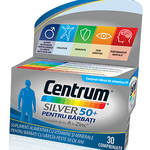 Centrum Silver 50+ pentru bărbați, 30 comprimate, Gsk, CENTRUM