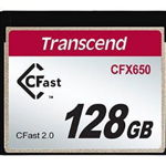 Card de memorie Transcend CFX650 CFast 2.0, 128GB, SuperMLC