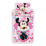 Lenjerie de pat pentru copii Minnie pink 03, 140 x 200 cm, 70 x 90 cm