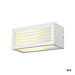 BOX-L E27 lampă de perete, pătrat, alb, E27, max. 18W, Schrack