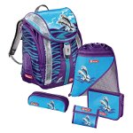 Ghiozdan Happy Dolphins Step By Step Junior, 5 piese