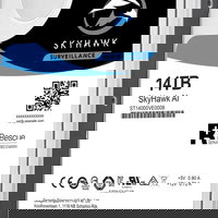 Hard disk Seagate SkyHawk AI 3.5'' 14TB 7200RPM SATA3 256MB, Seagate