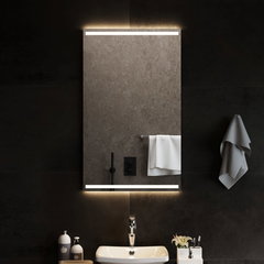 Oglinda de perete vidaXL, negru, 60x100 cm, arcuita, fier, 5.55 Kg Oglinda de perete vidaXL, negru, 60x100 cm, arcuita, fier, 5.55 Kg