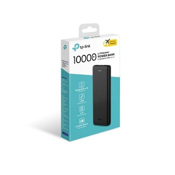 Baterie externa Power Bank TP-LINK TL-PB10000 (10000mAh; microUSB, USB type A; black color), TP-LINK