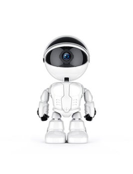 Camera de supraveghere Engros, Smart Robot cu Functie Baby Monitor, Rotire 360 grade Detectie Miscare Wifi, 