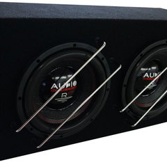 Subwoofer pasiv cu incinta 60L Audio System R 10 EVO BR-2, 800 watts, 2x2 ohm, 2 x 250 mm, 2 x 10", bass reflex, 2 difuzoare, Audio System
