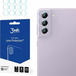 Set 4 x Folie camera 3MK Lens Protection, pentru Samsung Galaxy S21 FE, Structura hibrida, 7H, 0.3 mm, Transparent, 3MK