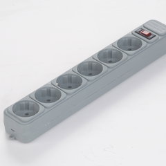 Priza cu protectie - prelungitor 6 prize, 3m, Gembird SPG6-B-10C