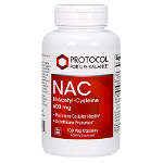 N-acetil-cisteina (NAC) | 600mg | 100 Capsule | Protocol for Life Balance, Protocol for Life Balance