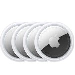 Tracker Original Apple AirTag 4 Pack, Alb