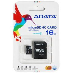 MICRO SD CARD 16GB CLASS 10 CU ADAPTOR ADATA