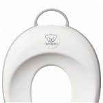 BabyBjorn - Reductor pentru toaleta Toilet Training Seat, White/Grey, BabyBjorn