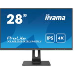 Monitor LED Iiyama ProLite XUB2893UHSU-B1 28 inch UHD IPS 3ms Black