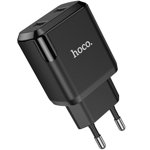 Incarcator Retea HOCO N7 Speedy, 10.5W, 2 x USB, Negru, Hoco