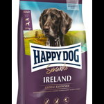 HAPPY DOG Supreme irland hrana uscata caini adulti sensibili, cu somon si iepure 12.5 kg + Recompense cu carne de iepure si ceai verde 300 g, HAPPY DOG