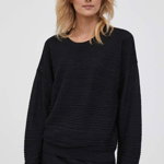Sisley pulover femei, culoarea negru, light, Sisley