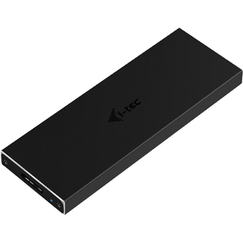 Rack extern M.2 SATA B Key SSD la USB-A 2.0 & 3.0 i-Tec MySafeM2, negru, carcasa aluminiu