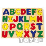 Puzzle lemn - Literele alfabetului, Bino