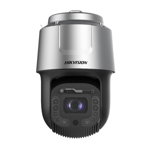Camera supraveghere IP Speed Dome PTZ Hikvision DarkFighter DS-2DF9C435IHS-DLW(T2), 4 MP, IR 500 m, slot card, detectie vehicule, auto tracking, HikVision