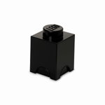 Cutie depozitare LEGO 1x1 negru