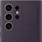 Husa de protectie Samsung Standing Grip Case pentru Galaxy S24 Ultra (S928), Dark Violet