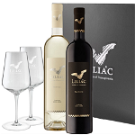 Set vinuri - Transylwine Package: Liliac Red Cuvee + Liliac Pinot Gris + 2 pahare, Liliac