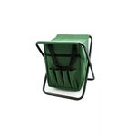 Scaun mini pliabil, gradina, camping, pescuit, cu geanta, verde, max 80 kg, 25x27x32 cm , Strend Pro