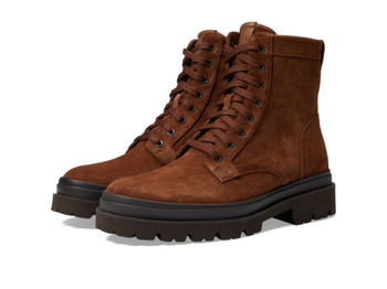 Incaltaminte Barbati Vince Raider Bark Dark Brown Suede, Vince
