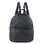 Rucsac Fashion negru din piele eco cusaturi fine si buzunar exterior ACRD311, Produse.top