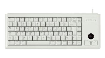 Tastatura, Cherry G84-4400, Cu fir, USA, Gri deschis