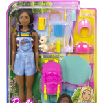 Barbie Camping Barbie Brooklyn + accessories, MATTEL
