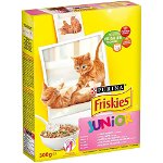 Hrana uscata pentru pisici, Friskies Junior, Pui & Legume, 300 g
